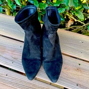 Tamra Mellon Go West Suede Ankle Boot